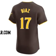 Elias Diaz Men's San Diego Padres Brown Elite Road Vapor Premier Jersey