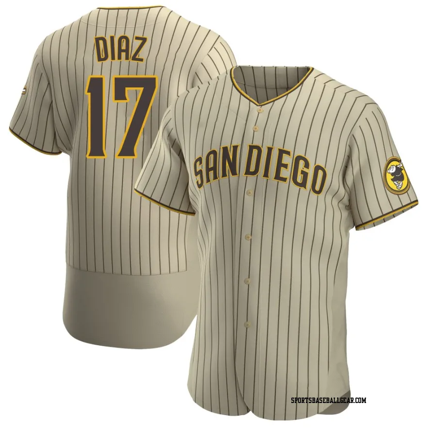 Elias Diaz Men's San Diego Padres Tan/Brown Authentic Alternate Jersey