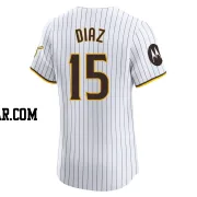 Elias Diaz Men's San Diego Padres White Elite Home Patch Jersey