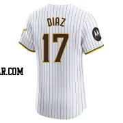 Elias Diaz Men's San Diego Padres White Elite Home Patch Jersey