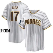 Elias Diaz Men's San Diego Padres White Replica 2024 World Tour Seoul Series Home Jersey