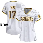 Elias Diaz Women's San Diego Padres White Limited Home Jersey