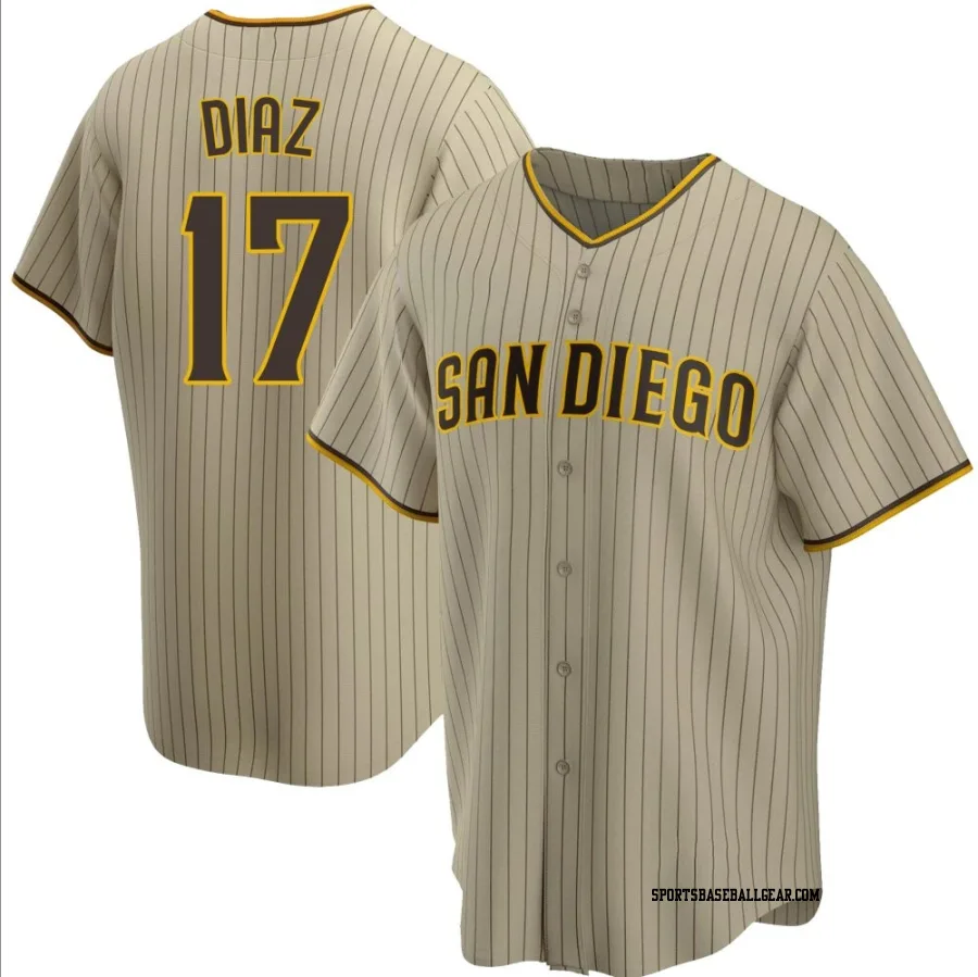 Elias Diaz Youth San Diego Padres Sand/Brown Replica Alternate Jersey
