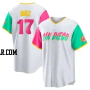 Elias Diaz Youth San Diego Padres White Replica 2022 City Connect Jersey