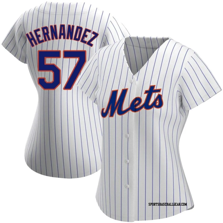 Elieser Hernandez Women's New York Mets White Authentic Home Jersey