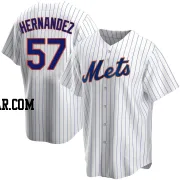 Elieser Hernandez Youth New York Mets White Replica Home Jersey