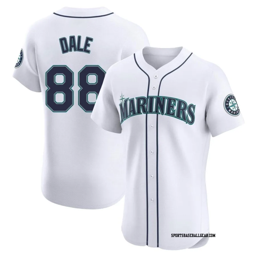 Elijah Dale Men's Seattle Mariners White Elite Home Jersey