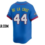 Elly De La Cruz Men's Cincinnati Reds Blue Limited National League 2025 All-Star Edition Jersey