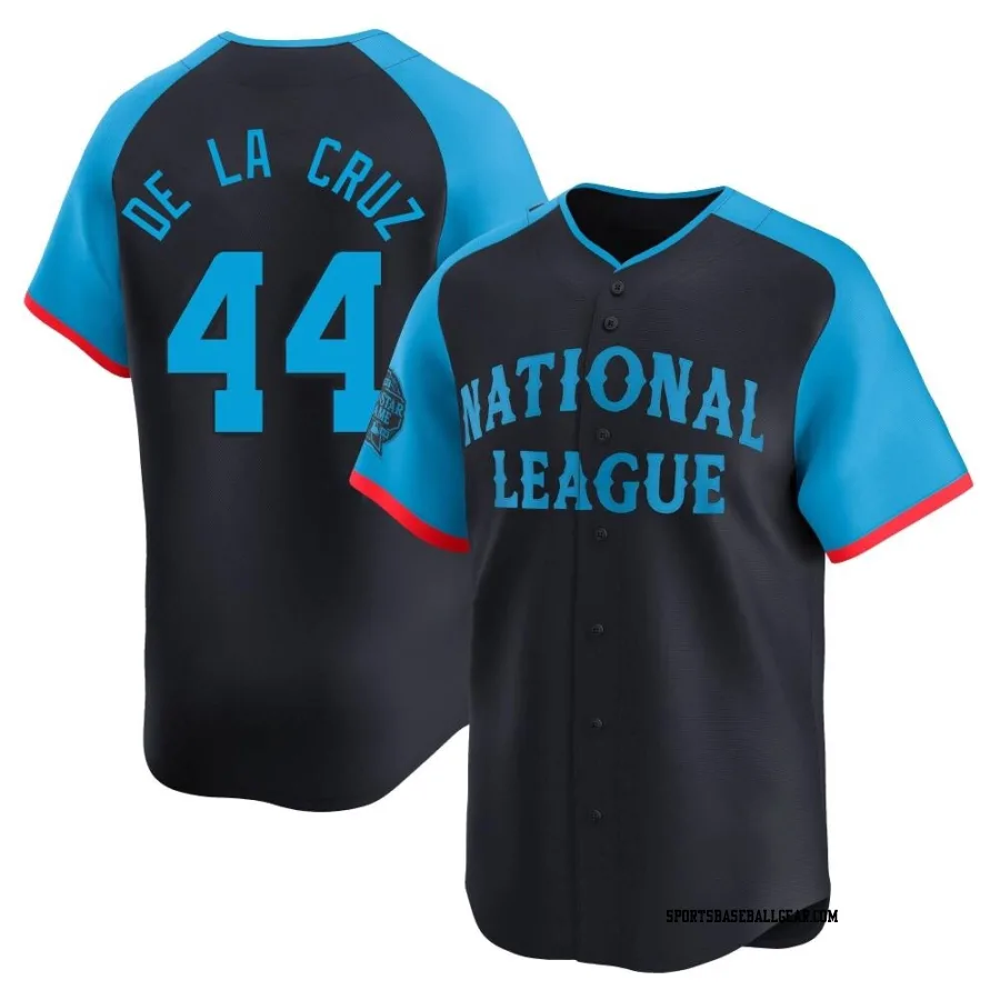 Elly De La Cruz Men's Cincinnati Reds Navy Limited National League 2024 All-Star Game Jersey