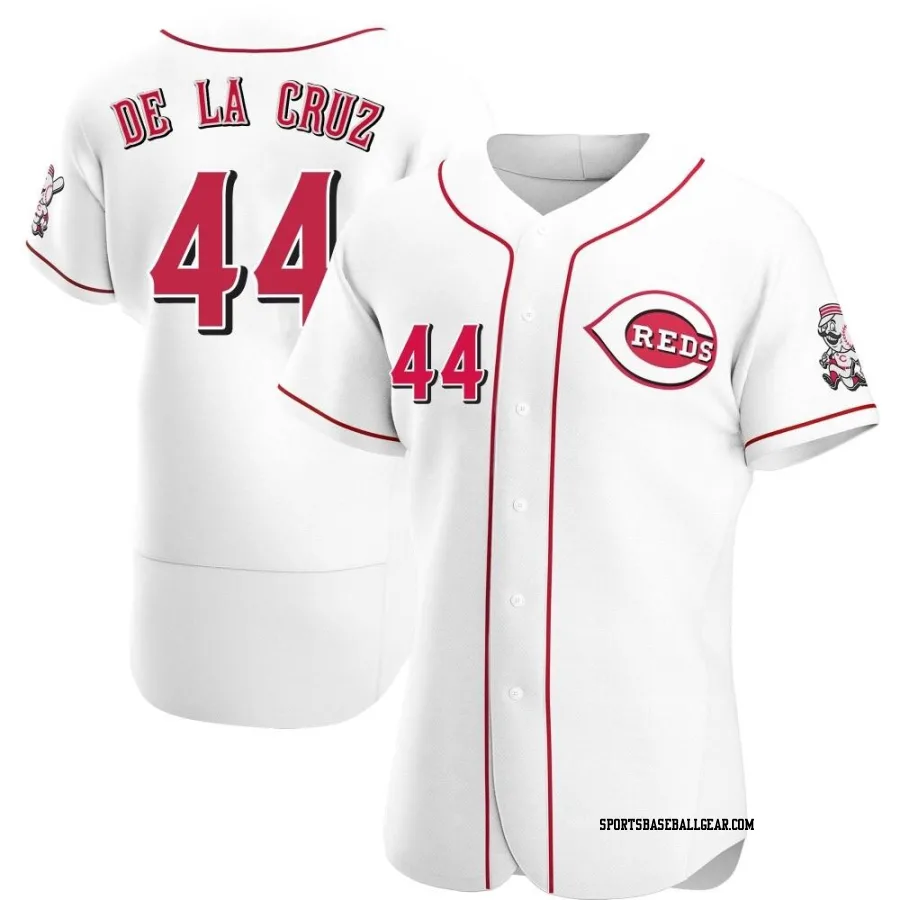 Elly De La Cruz Men's Cincinnati Reds White Authentic Home Jersey