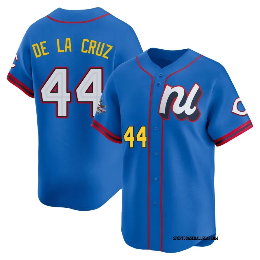 Elly De La Cruz Youth Cincinnati Reds Blue Limited National League 2025 All-Star Edition Jersey