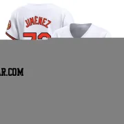 Eloy Jimenez Women's Baltimore Orioles White Limited Home Jersey