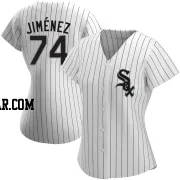 Eloy Jimenez Women's Chicago White Sox White Replica Home Jersey