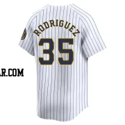 Elvin Rodriguez Men's Milwaukee Brewers White Limited Alternate Jersey