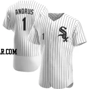 Elvis Andrus Men's Chicago White Sox White Authentic Home Jersey