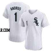 Elvis Andrus Men's Chicago White Sox White Elite Home Jersey