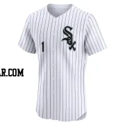 Elvis Andrus Men's Chicago White Sox White Elite Home Jersey