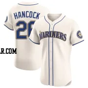 Emerson Hancock Men's Seattle Mariners Cream Elite Alternate Jersey