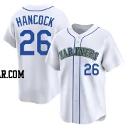 Emerson Hancock Youth Seattle Mariners White Limited Throwback Cooperstown Collection Jersey
