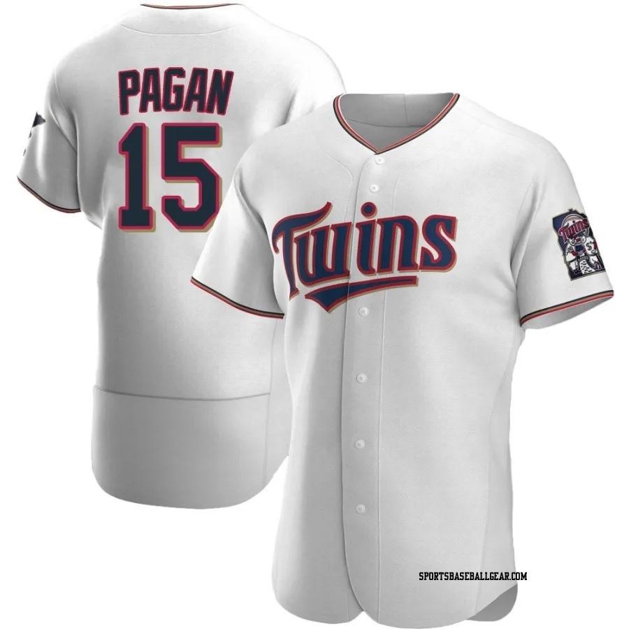 Emilio Pagan Men's Minnesota Twins White Authentic Home Jersey
