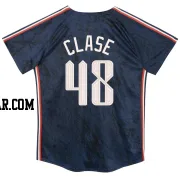 Emmanuel Clase Toddler Cleveland Guardians Navy Limited Preschool & 2024 City Connect Jersey