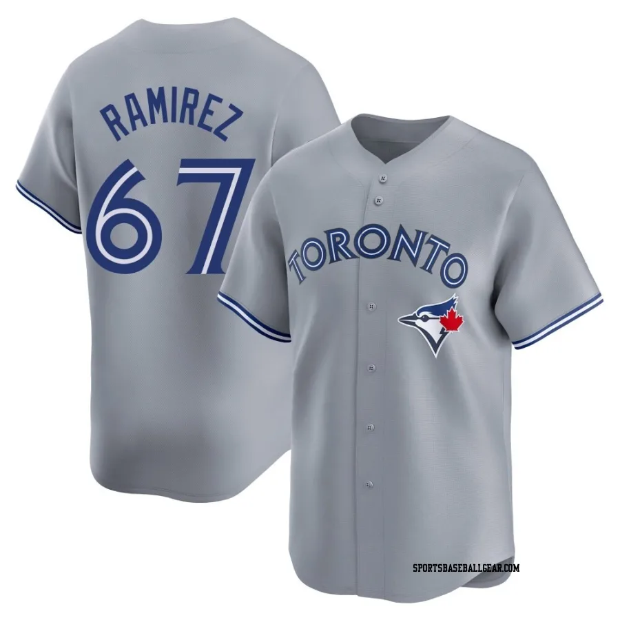 Emmanuel Ramirez Men's Toronto Blue Jays Gray Limited Away Jersey