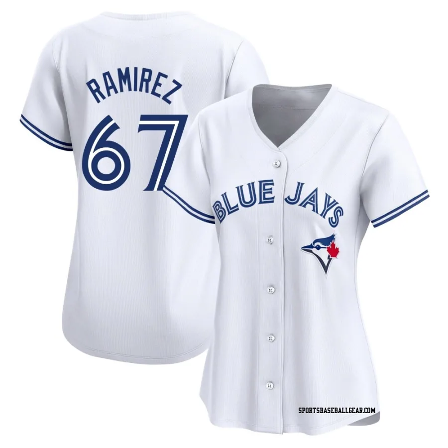 Emmanuel Ramirez Women's Toronto Blue Jays White Limited Home Jersey