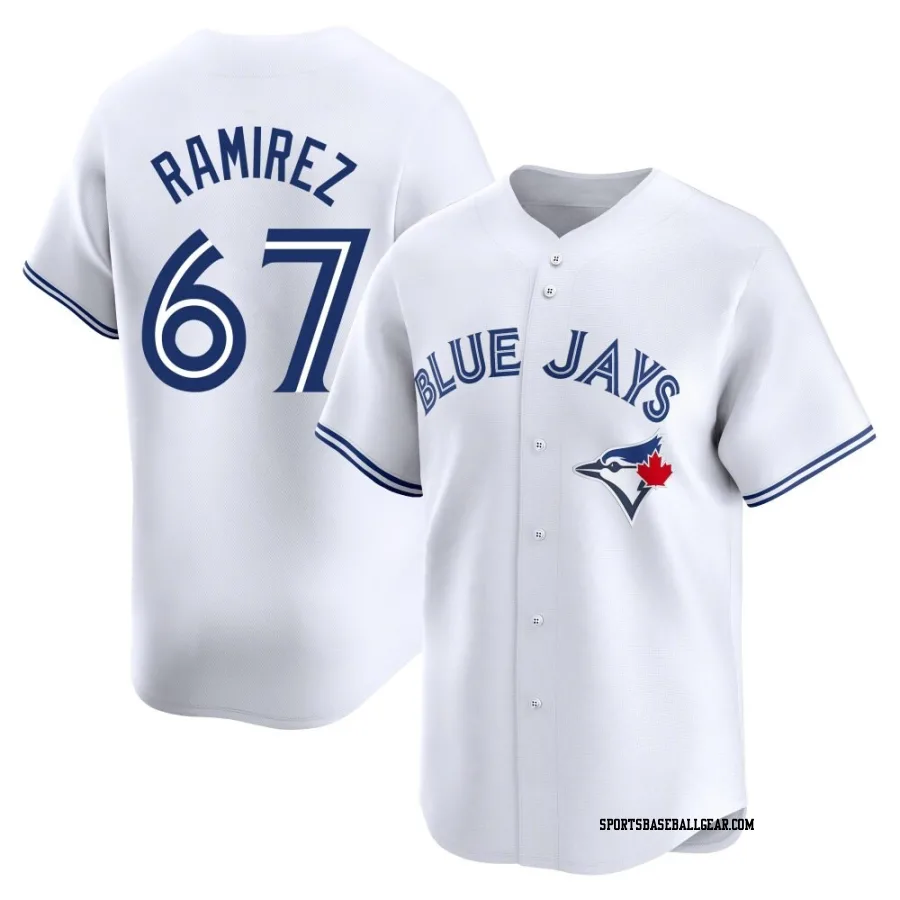 Emmanuel Ramirez Youth Toronto Blue Jays White Limited Home Jersey