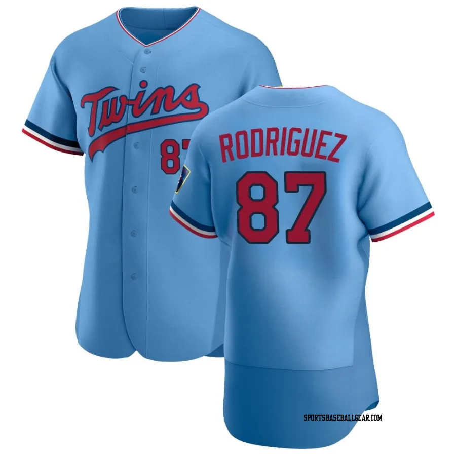 Emmanuel Rodriguez Men's Minnesota Twins Light Blue Authentic Alternate Jersey