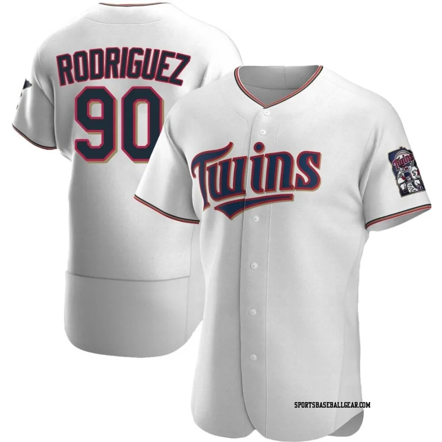 Emmanuel Rodriguez Men's Minnesota Twins White Authentic Home Jersey