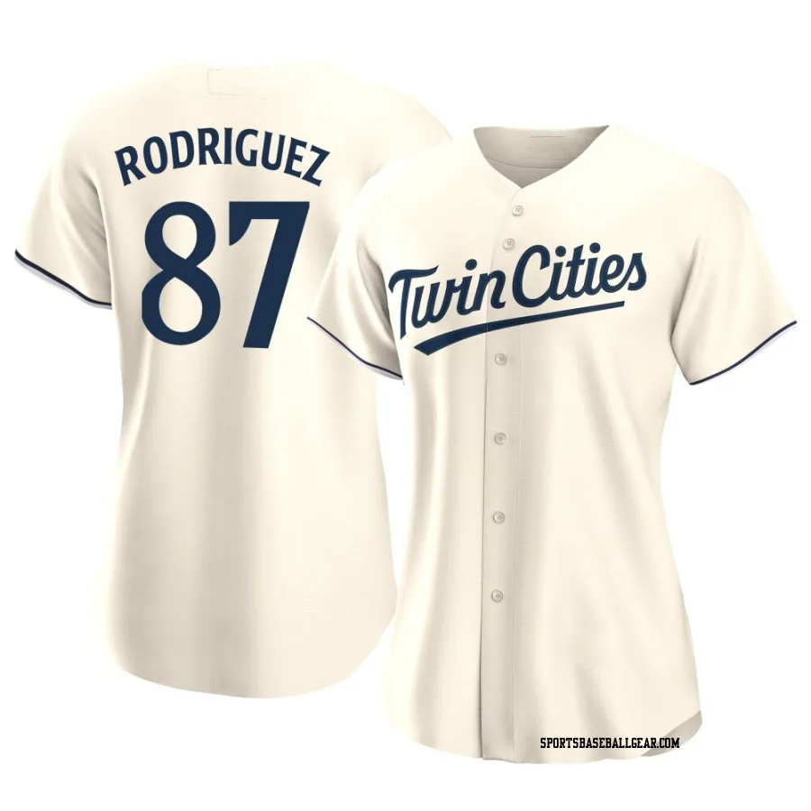 Emmanuel Rodriguez Women's Minnesota Twins Cream Authentic Alternate Jersey