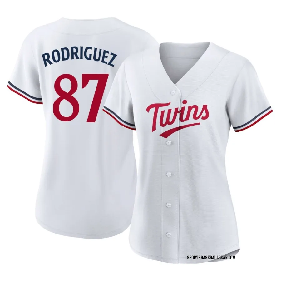 Emmanuel Rodriguez Women's Minnesota Twins White Authentic Home Jersey