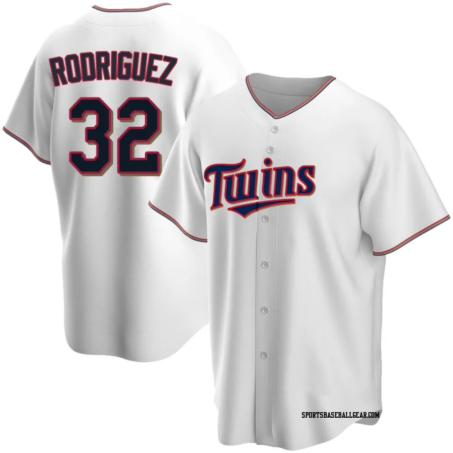 Emmanuel Rodriguez Youth Minnesota Twins White Replica Home Jersey