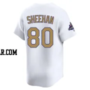 Emmet Sheehan Youth Los Angeles Dodgers Gold Limited White 2025 Collection Jersey