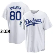 Emmet Sheehan Youth Los Angeles Dodgers White Replica 2024 World Tour Seoul Series Home Jersey