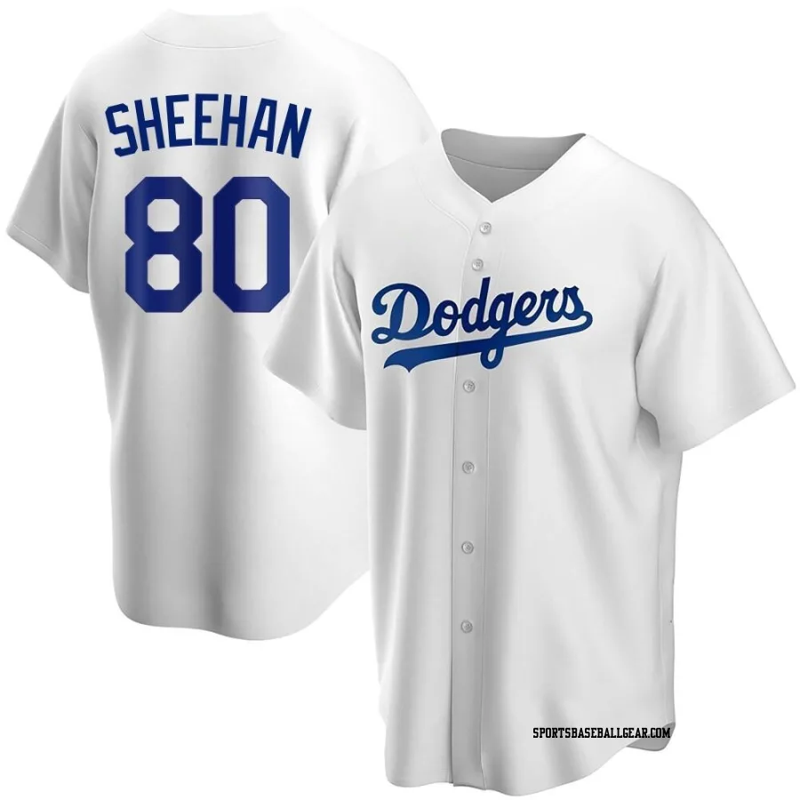 Emmet Sheehan Youth Los Angeles Dodgers White Replica Home Jersey