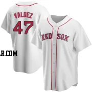 Enmanuel Valdez Youth Boston Red Sox White Replica Home Jersey