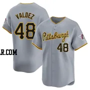 Enmanuel Valdez Youth Pittsburgh Pirates Gray Limited Away Jersey