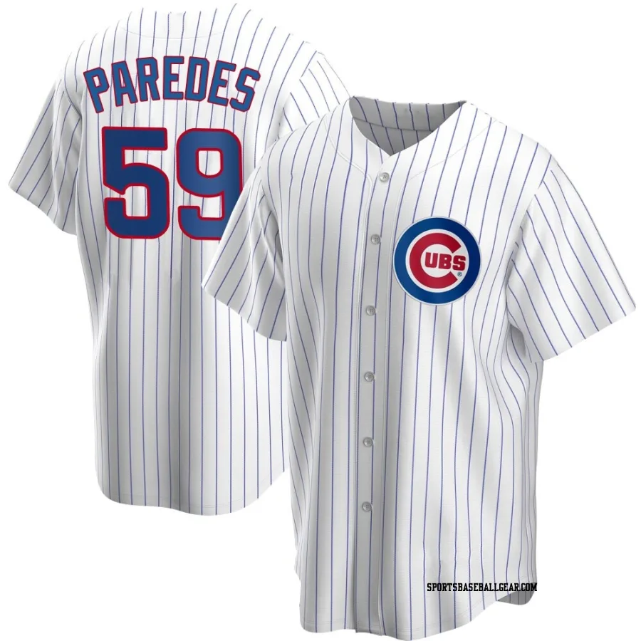 Enoli Paredes Men's Chicago Cubs White Replica Home Jersey