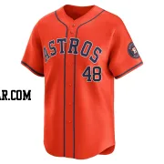 Enoli Paredes Men's Houston Astros Orange Limited Alternate Jersey