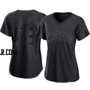 Enoli Paredes Women's Chicago Cubs Black Authentic Pitch Fashion Jersey