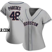Enoli Paredes Women's Houston Astros Gray Replica Road 2020 Jersey