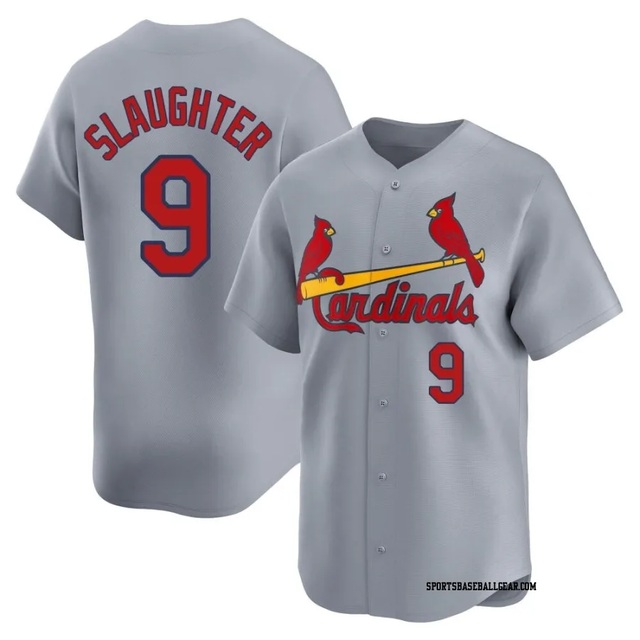 Enos Slaughter Youth St. Louis Cardinals Gray Limited Away Jersey