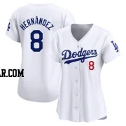 Enrique Hernandez Women's Los Angeles Dodgers White Limited Home Jersey