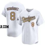 Enrique Hernandez Youth Los Angeles Dodgers Gold Limited White 2025 Collection Jersey