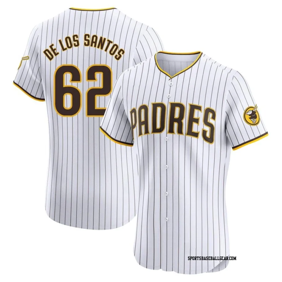 Enyel De Los Santos Men's San Diego Padres White Elite Home Jersey