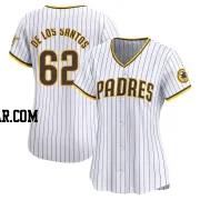 Enyel De Los Santos Women's San Diego Padres White Limited Home Jersey