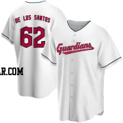 Enyel De Los Santos Youth Cleveland Guardians White Replica Home Jersey