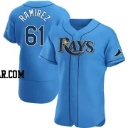 Erasmo Ramirez Men's Tampa Bay Rays Light Blue Authentic Alternate Jersey