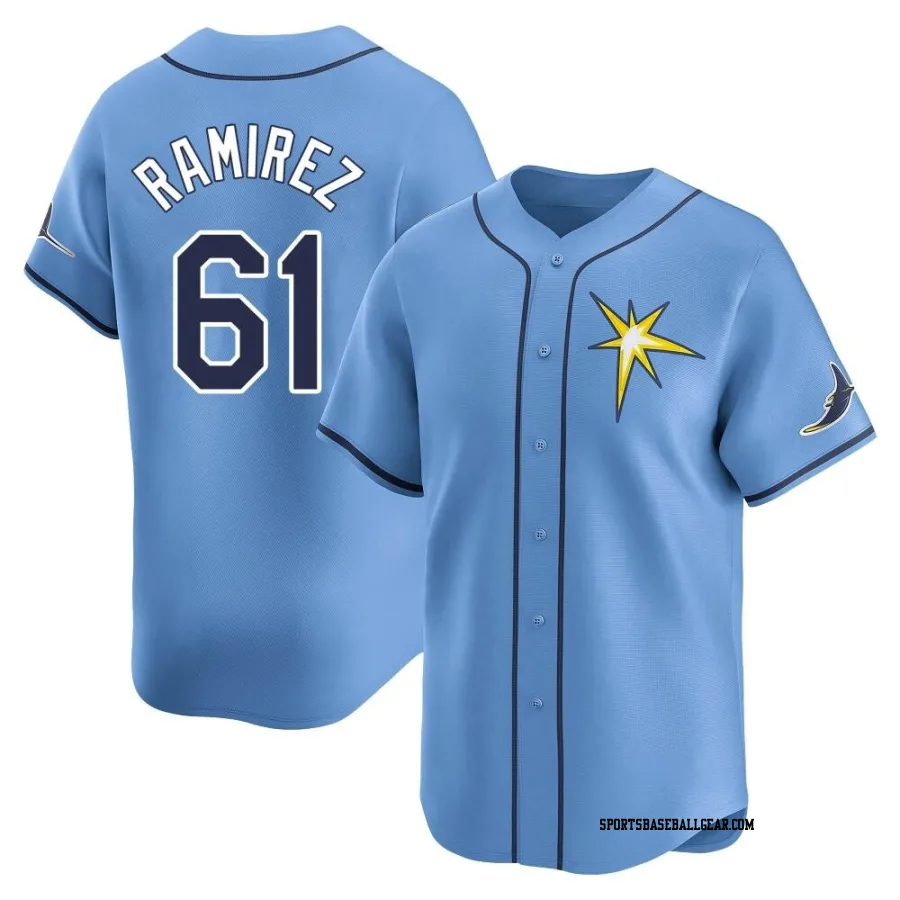 Erasmo Ramirez Men's Tampa Bay Rays Light Blue Limited Alternate Jersey
